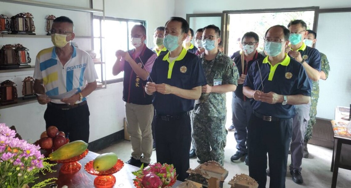 高市榮服處聯合岡山榮家暨陸軍工訓中心 完善退員宿舍榮民牌位移靈