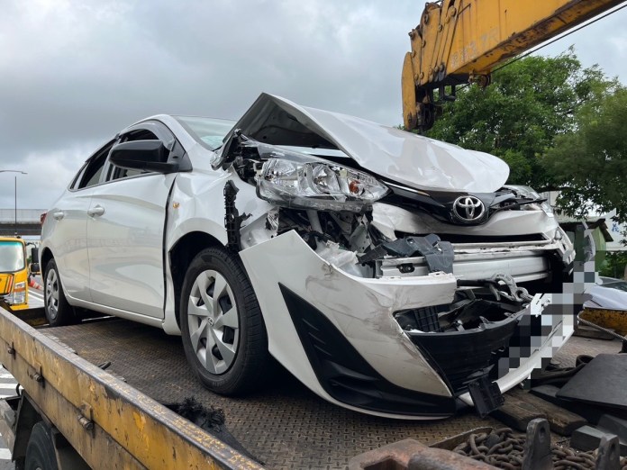 未保持安全距離釀禍! 國道1連環車禍3車相撞 68 | 社會 社會 記者爆料網