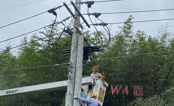 卡努颱風外圍環流致南投仁愛鄉土石坍方路斷  台電：積極搶修復電
