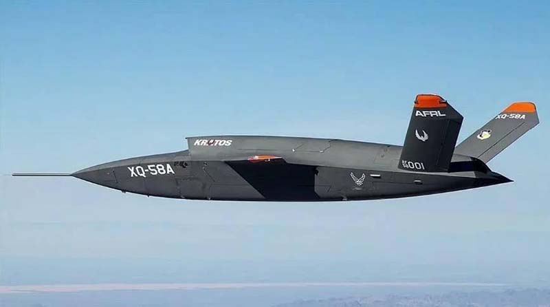 XQ-58A Valkyrie 演示機是一種遠程、高亞音速無人機,於 2019 年 3 月 5 日在亞利桑那州尤馬試驗場完成了首飛。圖/取自美軍第 88 空軍基地聯隊公共事務部