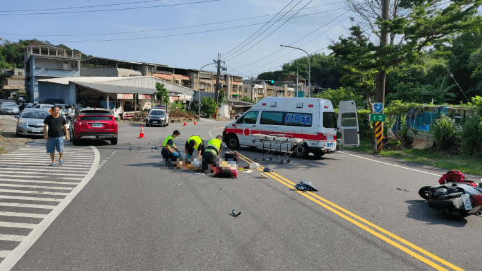 瑞芳死亡車禍!機車直撞左轉車 男騎士不治身亡女乘客大腿骨折 78 911 | 社會 社會 記者爆料網