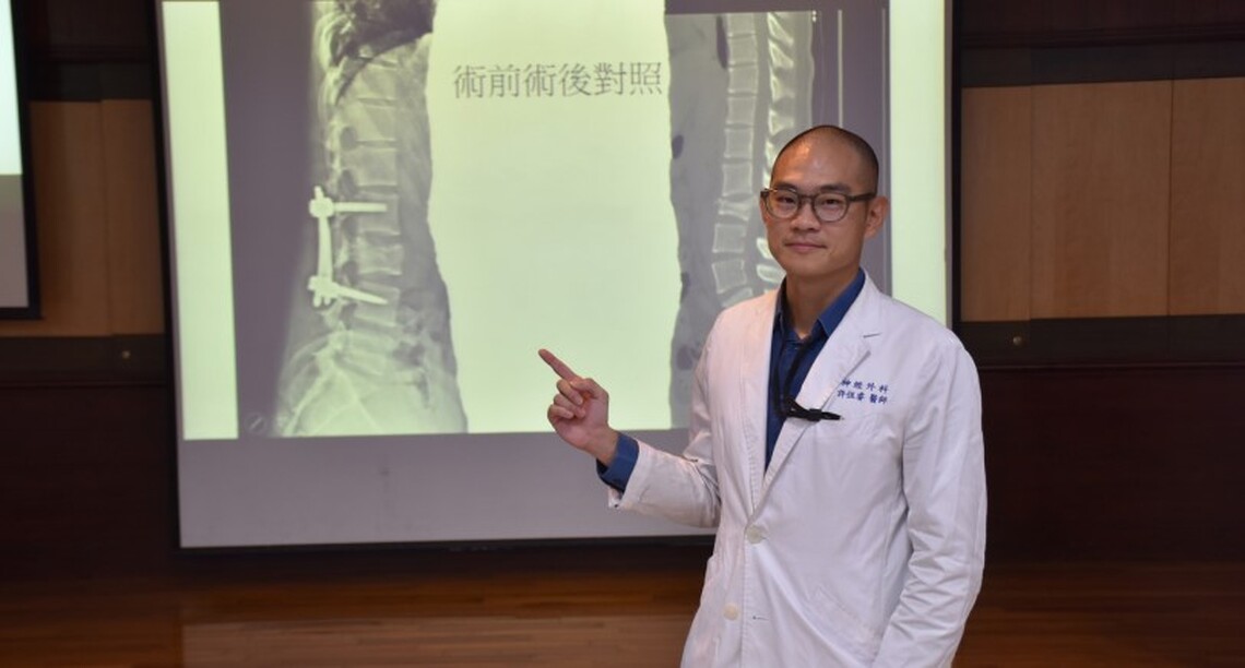 台南外籍生車禍脊椎骨斷市醫微創復原快