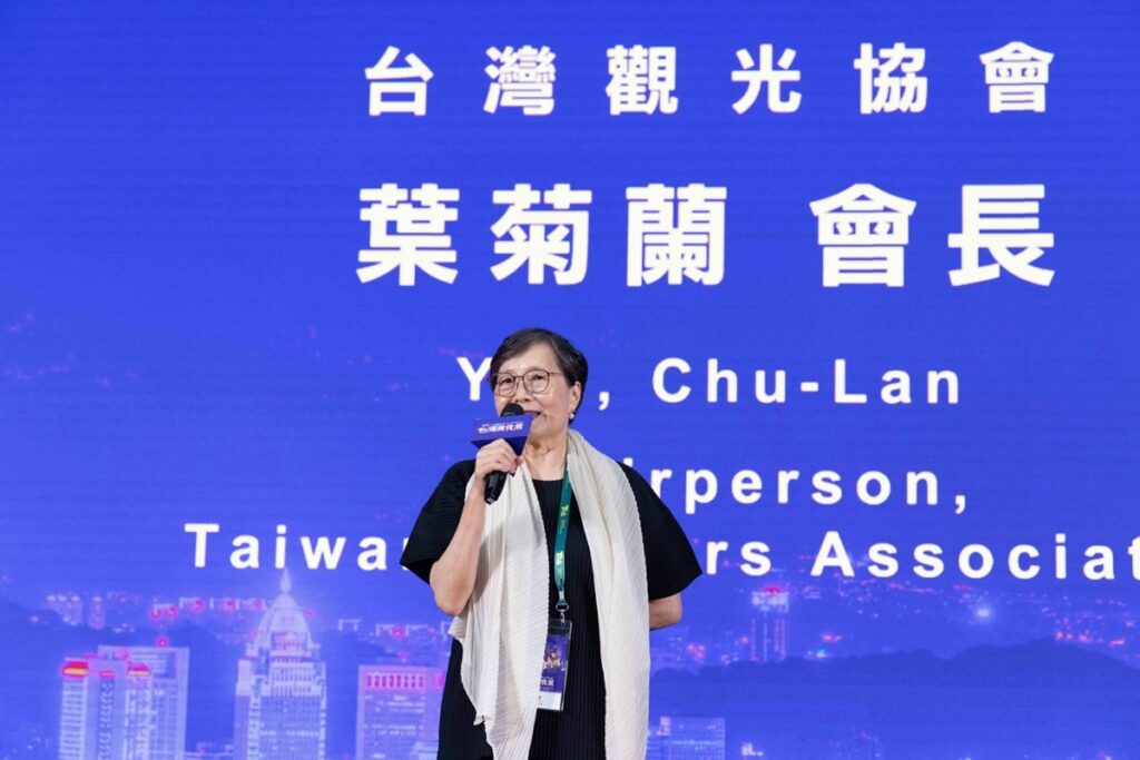 台灣觀光協會葉菊蘭會長表示,非常感謝大家一起把台灣各地這麼美好、甜美的食材、美食都帶到美食展