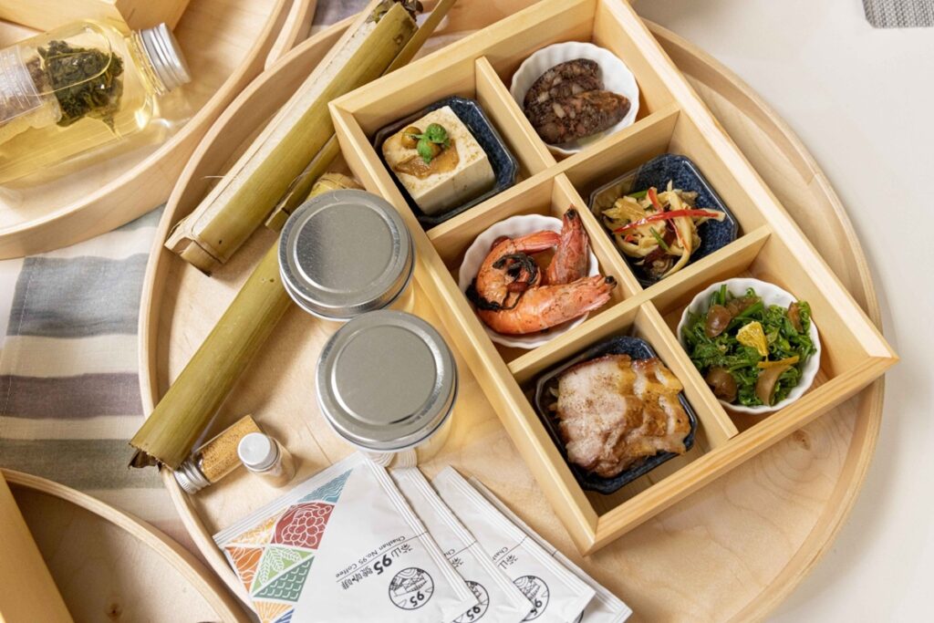 農業部媒合大廚和田媽媽業者合作,精緻化產地原味。