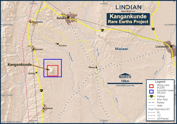 Figure 2: Project Location Plan with Project Mineral Licences