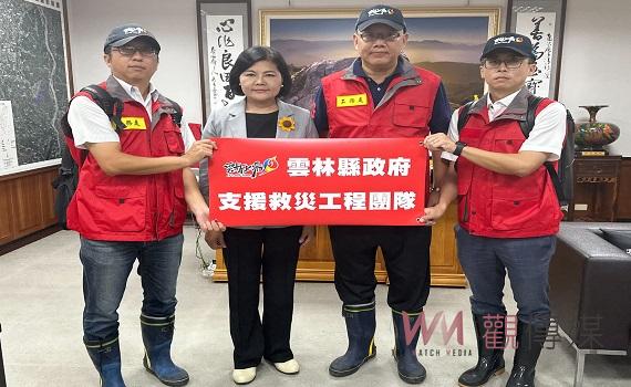 卡努颱風重創南投　張麗善派「通路大隊」火速支援