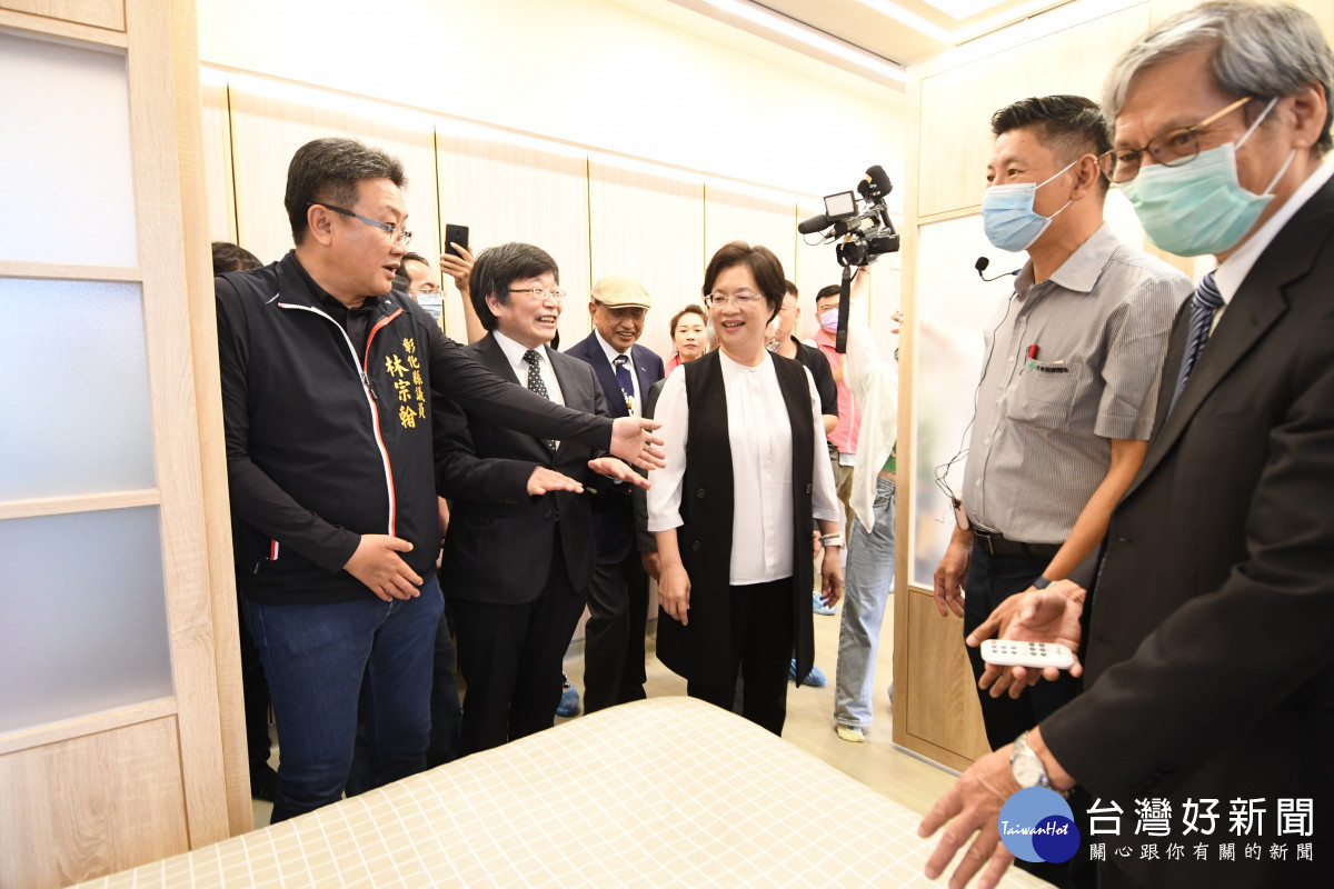 彰化縣線西鄉線西衛生所、線西秀和苑日照中心開幕啟用。圖/彰化縣政府提供