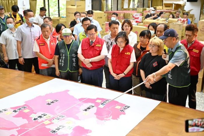視察南投災情 蔡英文總統:全力支援災後重建