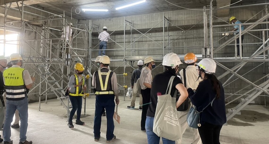 高雄社宅興建導入智慧科技及先進工法預防職災 勞工局偕職安署辦觀摩推廣