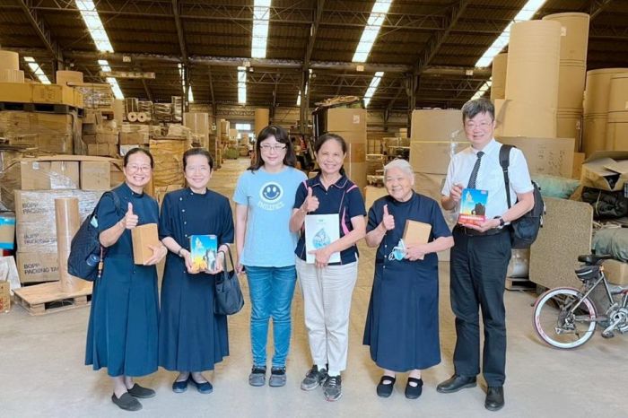立重紙業與慈濟共善合作 薛淑真善愛鋪道做公益