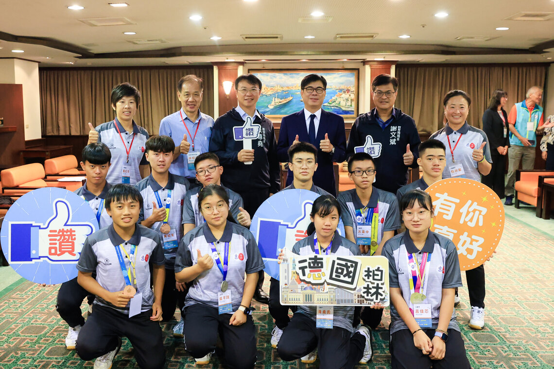 漾新聞|市長陳其邁激勵特奧選手勇於挑戰 追求夢想