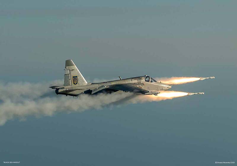烏克蘭用俄製蘇愷戰機攻擊俄軍防空系統。烏克蘭國防部宣稱,空軍昨天對俄軍人員、武器和軍事裝備集中地區進行10次襲擊,其中2次襲擊俄軍防空飛彈系統;而烏軍10日還擊落俄軍7架沙希德(Shahed) 136型攻擊無人機。圖/取自烏克蘭國防部官網