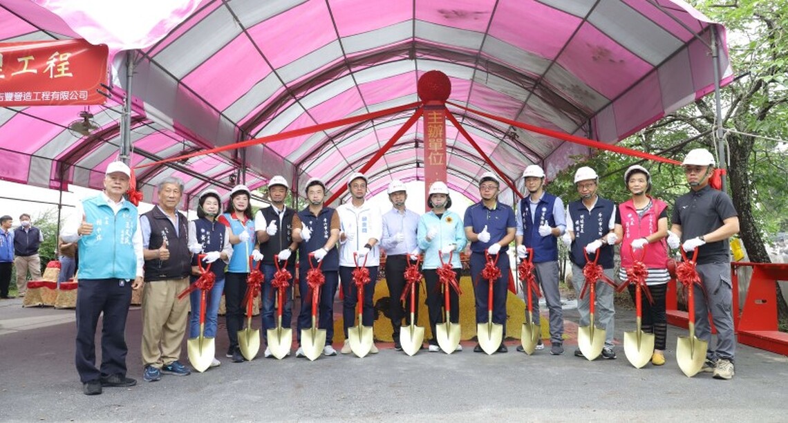 新興排水朱丹灣區段治理工程動土 張麗善戮力解決區域排水問題