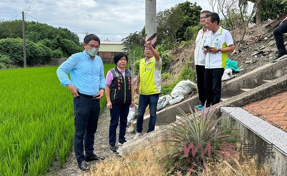 麻園舊堤改善工程說明會 劉建國盼堤防變身成為「稻香家園」