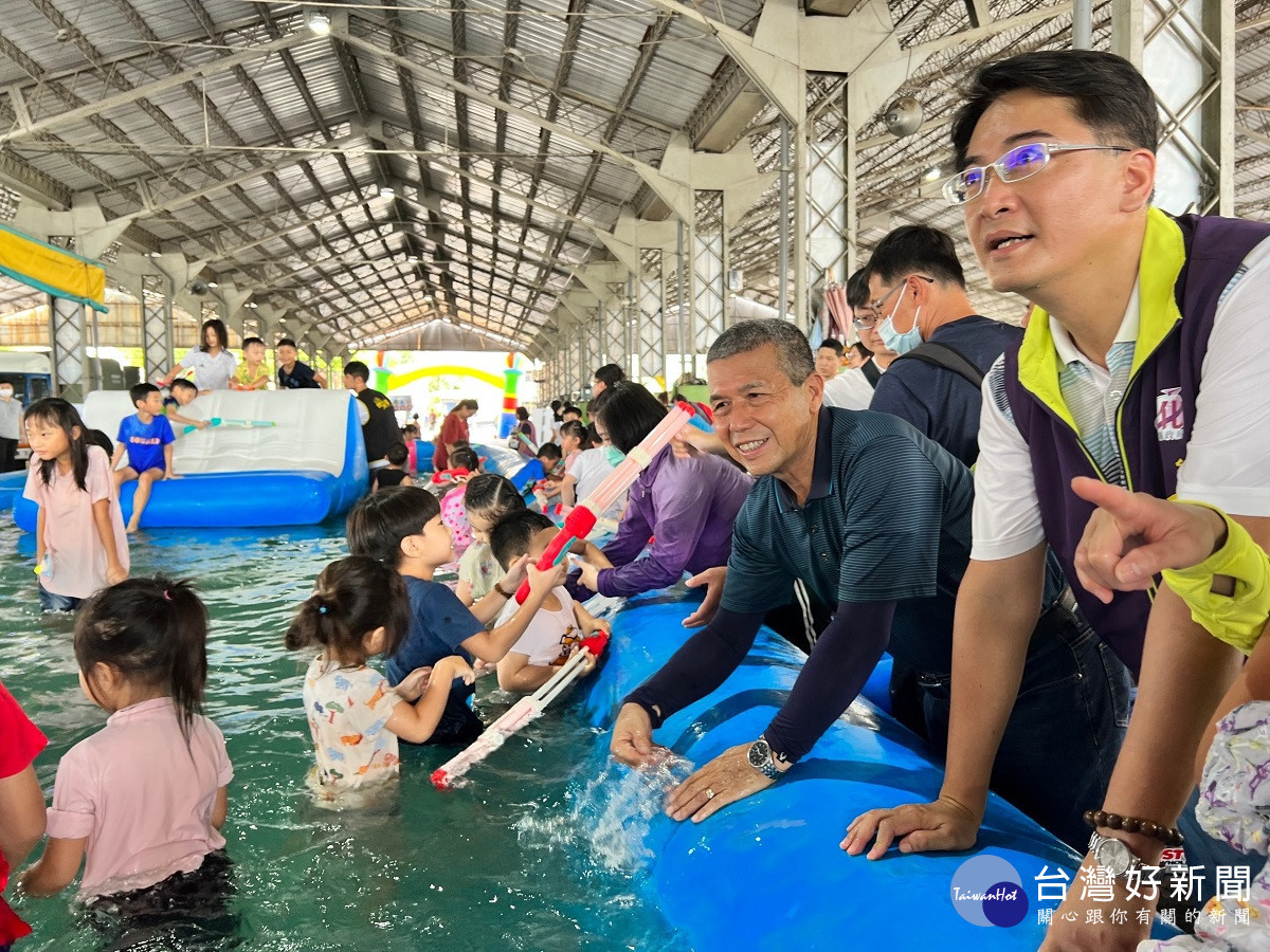 2023彰化社頭FUN手玩水~樂夏探索趣夏令營 當天早上換水民眾可放心讓孩童戲水消暑