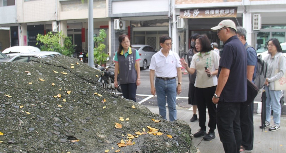 建華里里長吳文欽爭取公園加強綠美化
