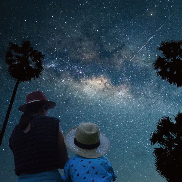 流星花蓮山海星光 在七星潭過浪漫七夕