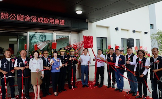嘉縣朴子警分局新建辦公廳舍落成啟用　翁章梁：舊舍將再現風華