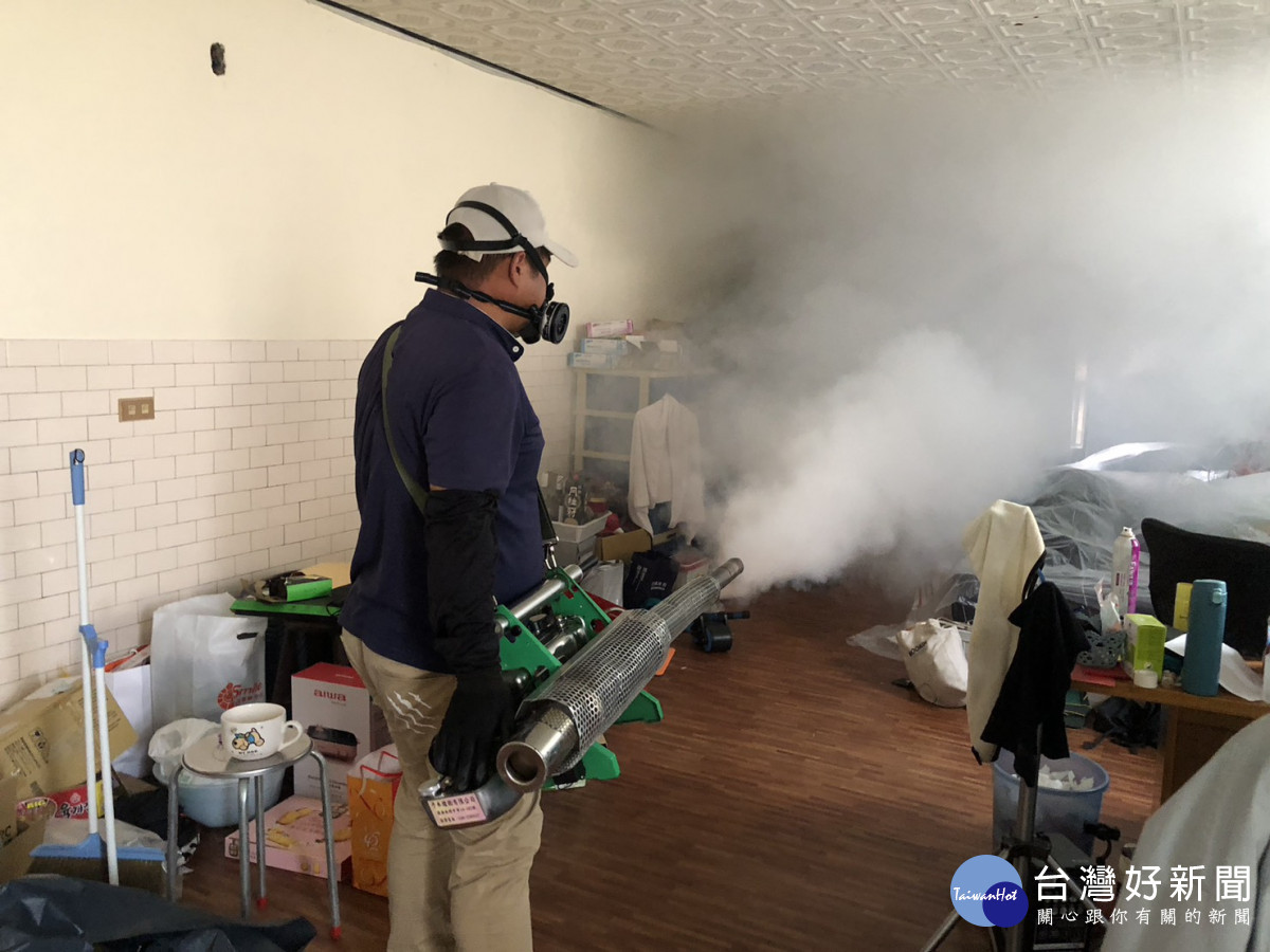 環保局及鄉鎮公所全力圍堵本土登革熱疫情。圖/彰化縣政府提供