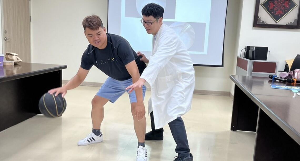 台南安醫關節鏡手術助球友重返籃球場