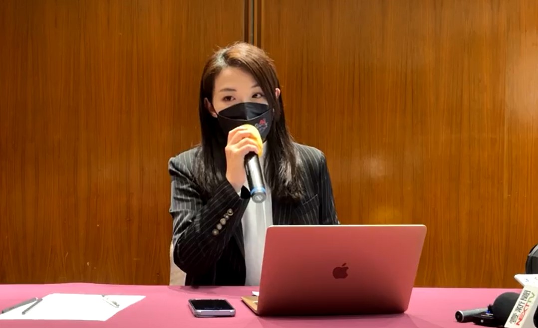 資策會告背信獲不起訴 高虹安:會研究是否提告誣告罪 312 新竹市長高虹安。(高虹安臉書直播)