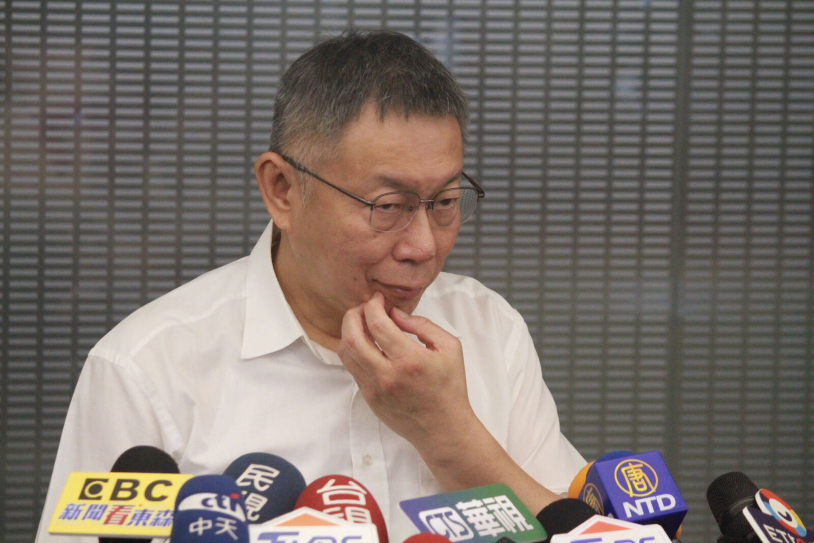 信高虹安無貪污企圖 柯文哲:支持她全力捍衛自身清白 314 民眾黨總統參選人柯文哲。(方炳超攝)