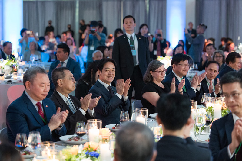 赴紐約僑宴 賴清德:扮演印太地區穩定和平角色 308 赴紐約僑宴 賴清德:扮演印太地區穩定和平角色 307