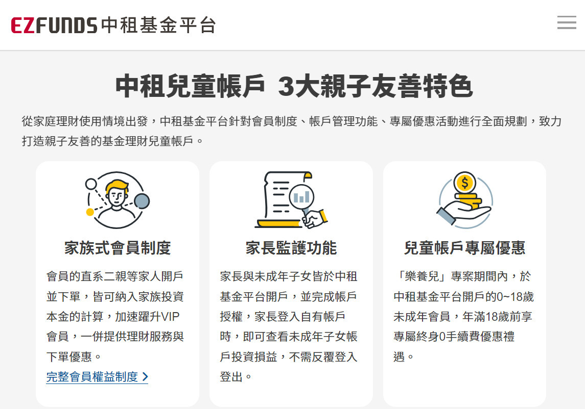 (圖/翻攝自中租基金平台官方網站)