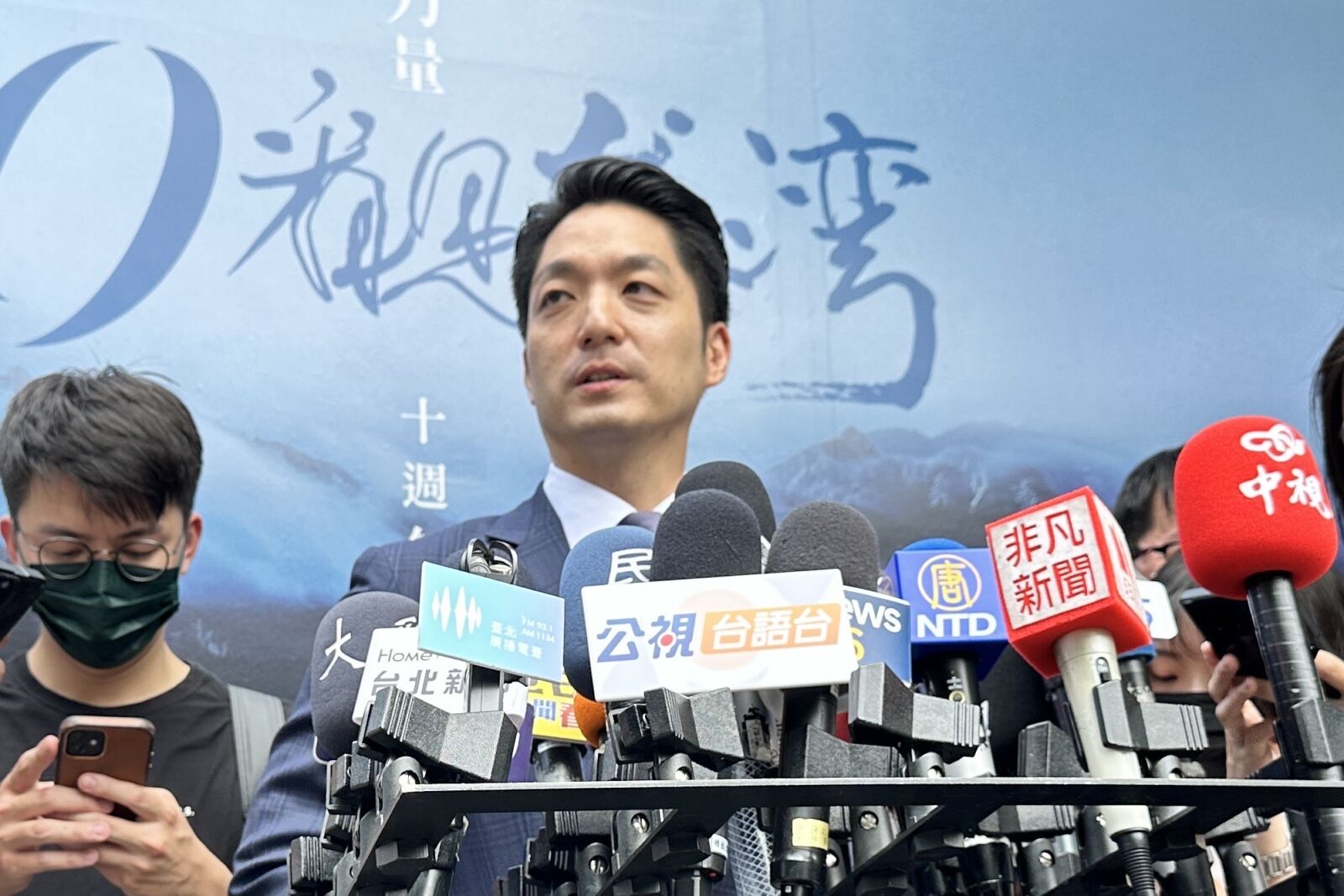 郭台銘拋關渡平原變AI科技谷構想 蔣萬安這樣說 282 台北市長蔣萬安。(方炳ˋ超攝)
