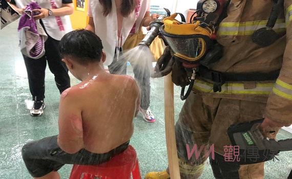 遠東科大科學足球營傳意外　2男童燒傷送醫