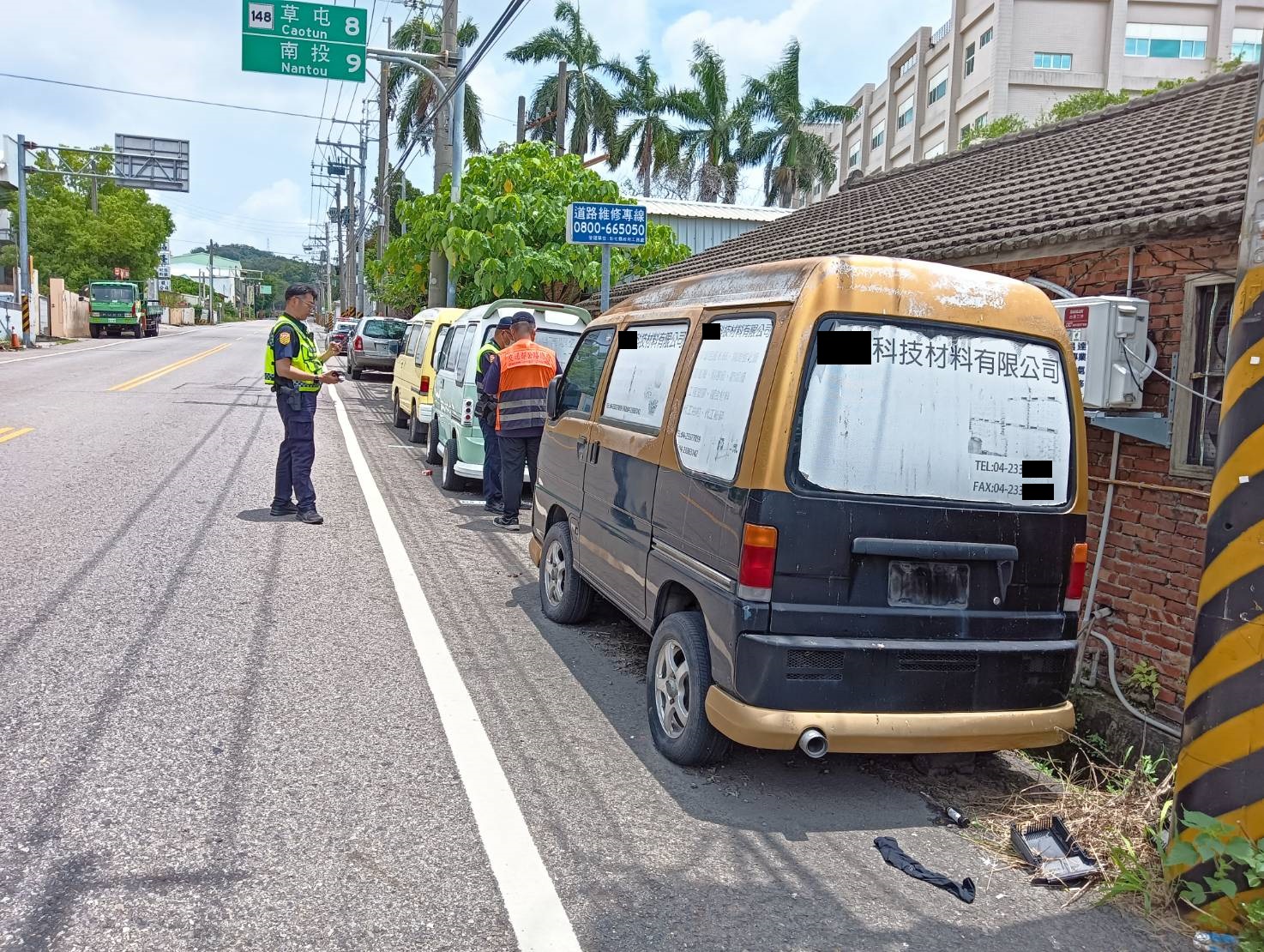 影／整頓「無牌」違規車輛彰化監警科技執法擴大聯合稽查