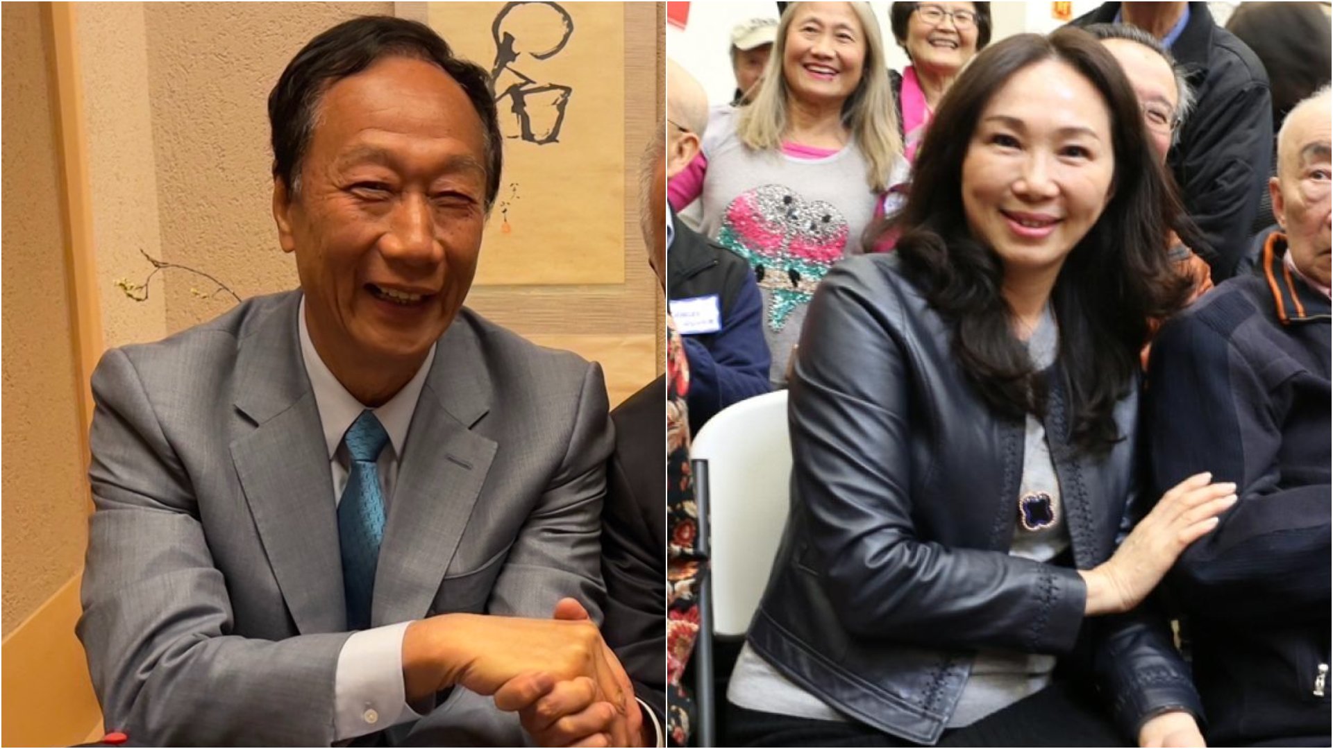 郭台銘副手人選,傳謝典林系統鎖定李佳芬。翻攝郭台銘臉書、高雄市政府提供