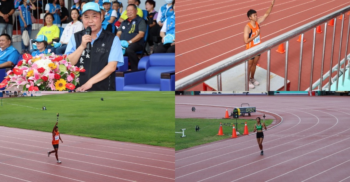 112年苗栗縣全民運動會開幕 1300餘選手競逐21項田徑賽