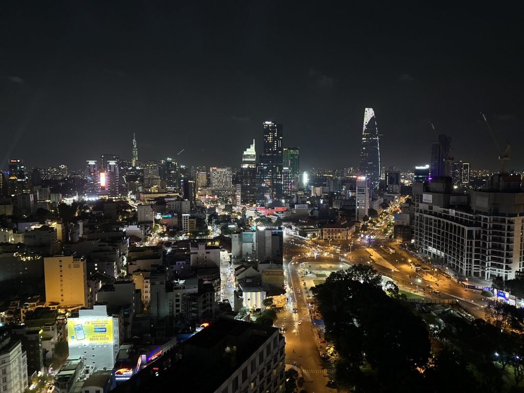 越南夜景愈夜愈美麗。(攝影/許詠程越南拍攝提供)