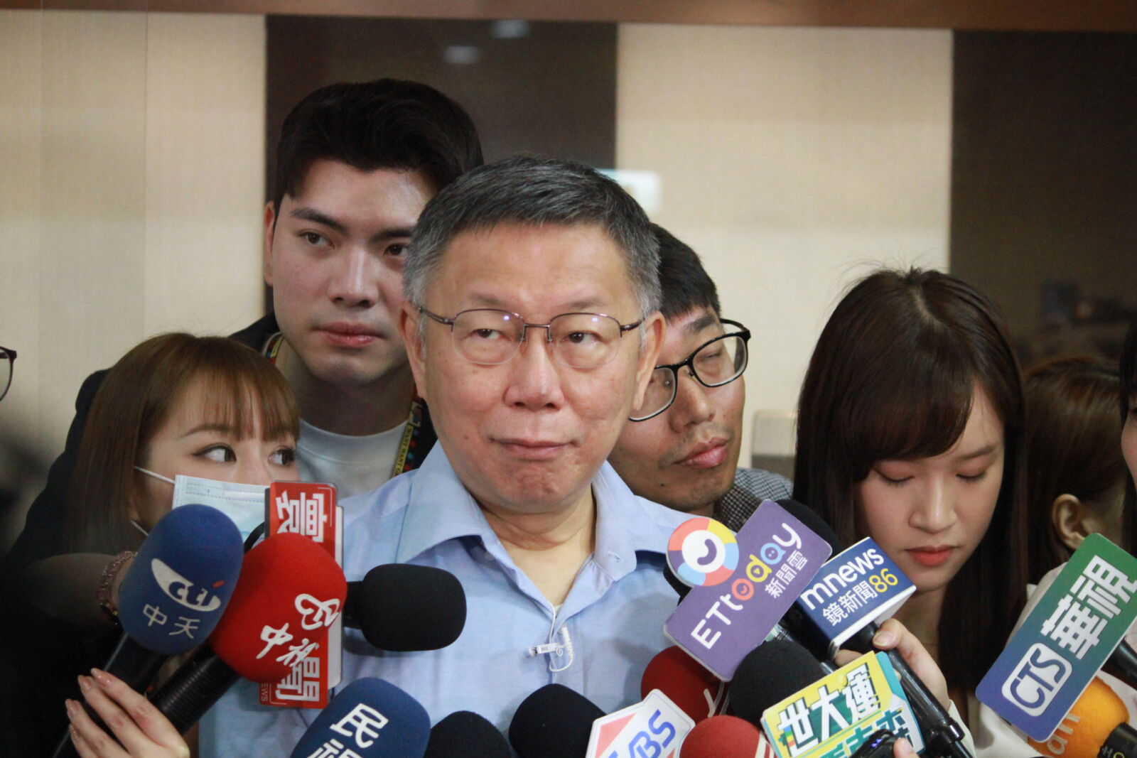 中國「蓋牌」失業率 吳欣岱:柯欲重啟服貿拯救對岸青年? 258 民眾黨總統參選人柯文哲。(方炳超攝)