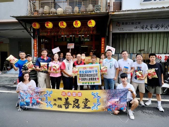 宮廟普渡拜奶粉轉捐植物人 以功代金環保做公益