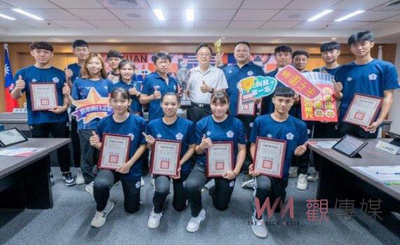 世界盃合球賽中華隊首度奪冠 桃市府勉選手持續締造佳績