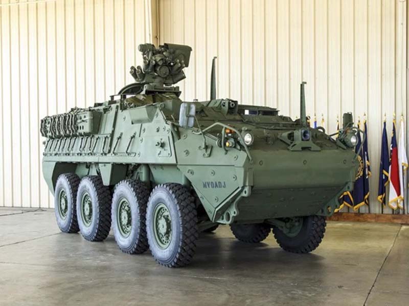 史崔克8輪式裝甲車。圖/取自美國陸軍網站