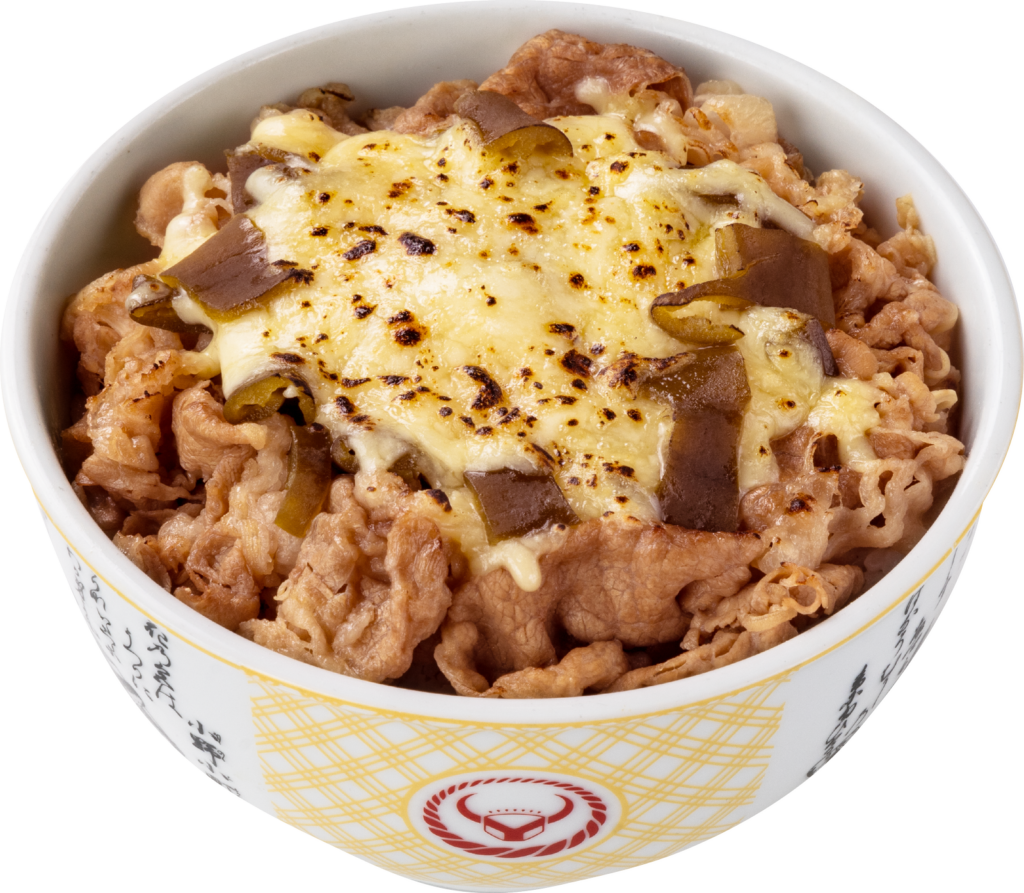 剝皮辣椒牛豚丼