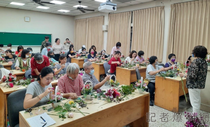 慶典花籃循環利用 興大開辦免費社區插花課 78 慶典花籃循環利用 興大開辦免費社區插花課