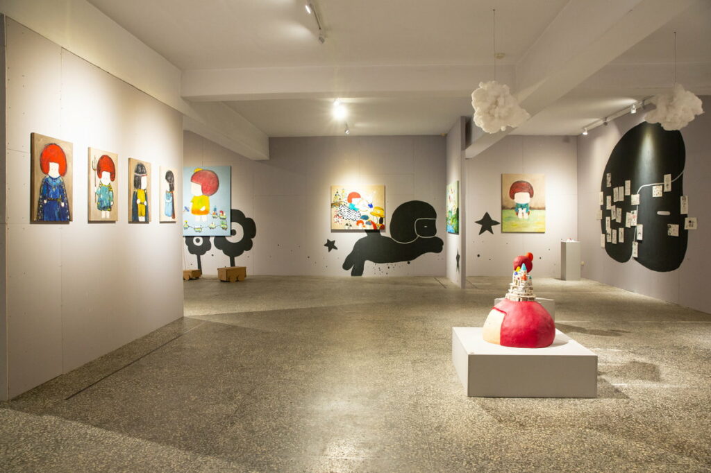 當代藝術家寧芮潔本次個展展品豐富,高達約80件