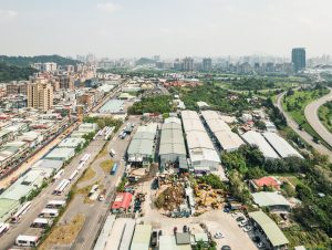 新店D單元空拍照片。(圖/新北市政府提供)