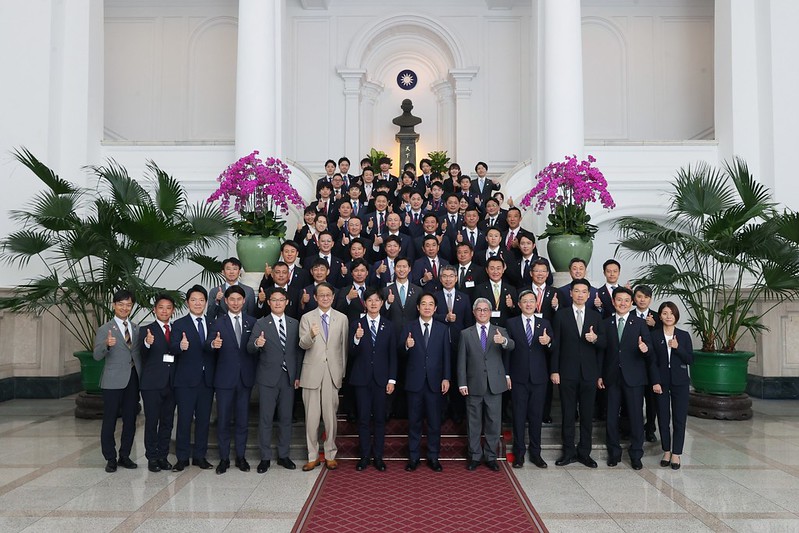 接見日本自民黨青年局海外研修團 副總統:台日雙邊貿易總額創歷史新高