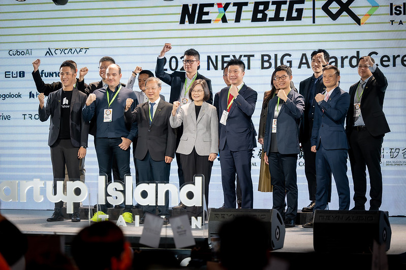 總統蔡英文出席「Startup Island TAIWAN NEXT BIG頒獎典禮」