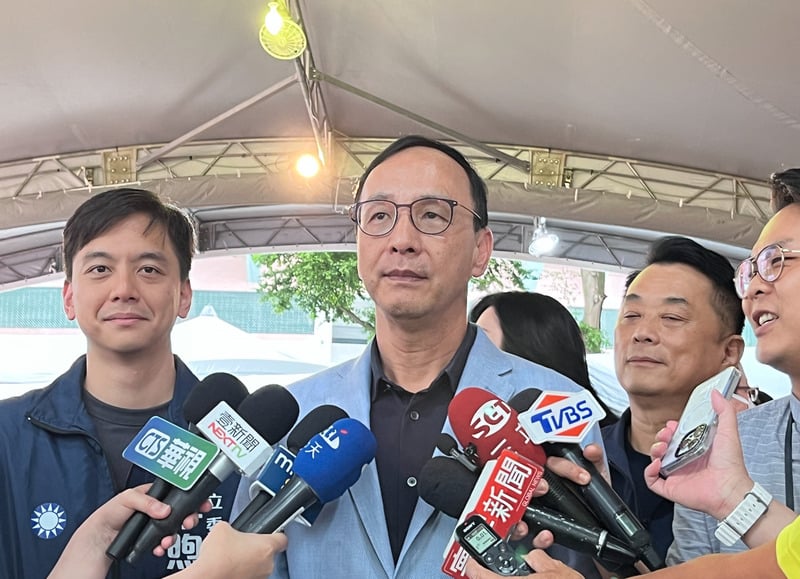 朱立倫指任何人違反黨紀都要嚴正處理。資料照片/中央社