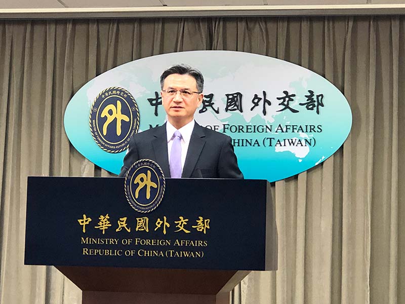 外交部發言人劉永健。圖/張英傑攝