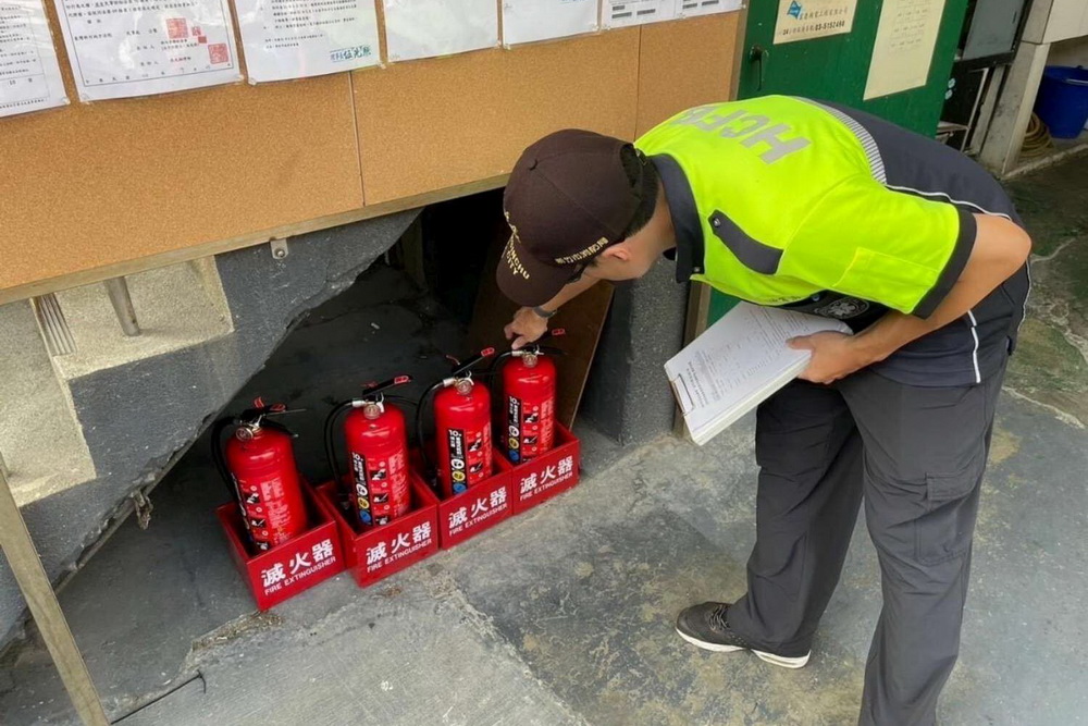 打造安心購物環境　竹市府升級舊城區商圈中正台消防設備 267