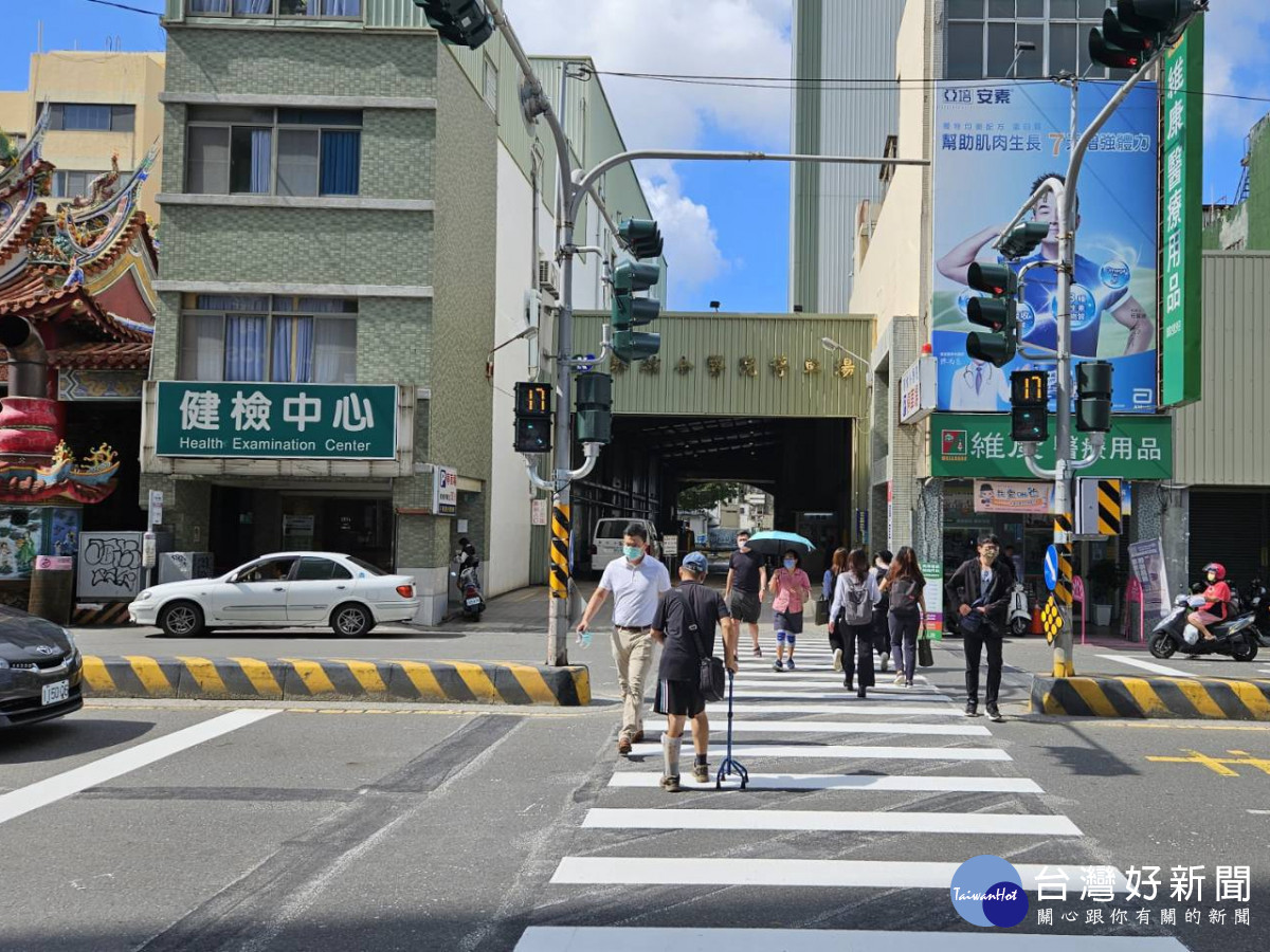 郭綜合醫院前路口號誌調整改善完成　