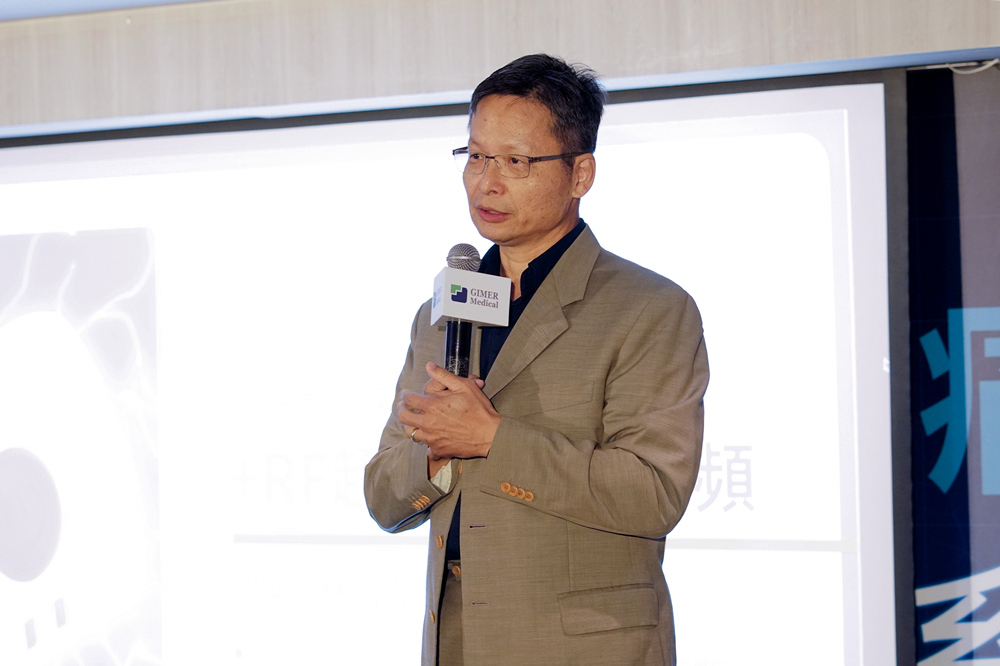 臺灣大學醫學工程系林啟萬教授表示,+RF超高脈衝射頻治療造福更多慢性疼痛患者。(圖/精能醫學股份有限公司提供)