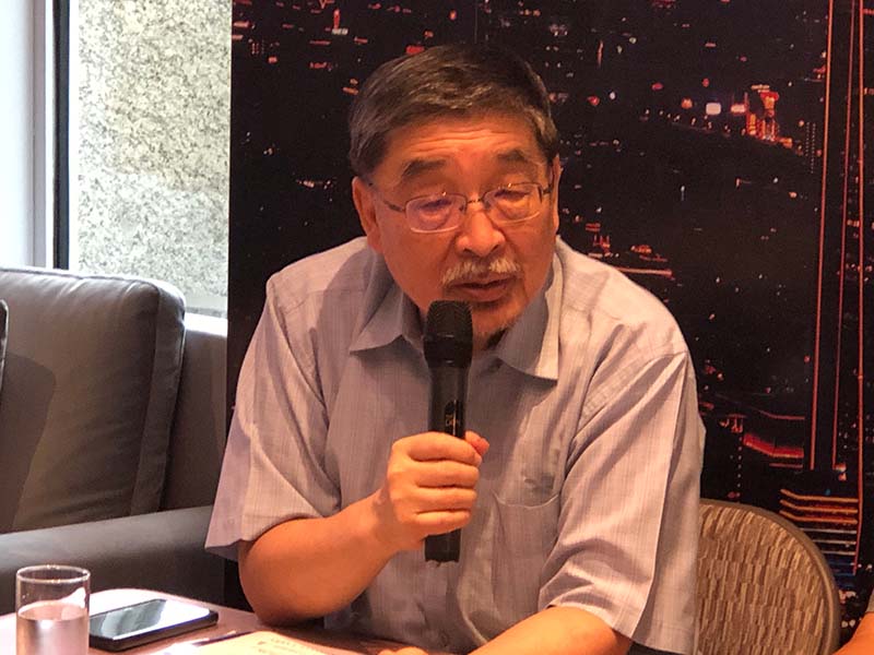 政治學者施正鋒。圖/張英傑攝
